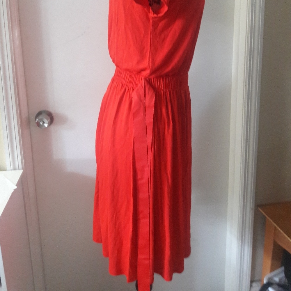 Midi Red Dress - Picture 3 of 5